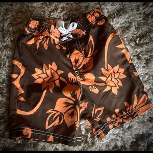 Toddler Old Navy Orange Swim Trunks